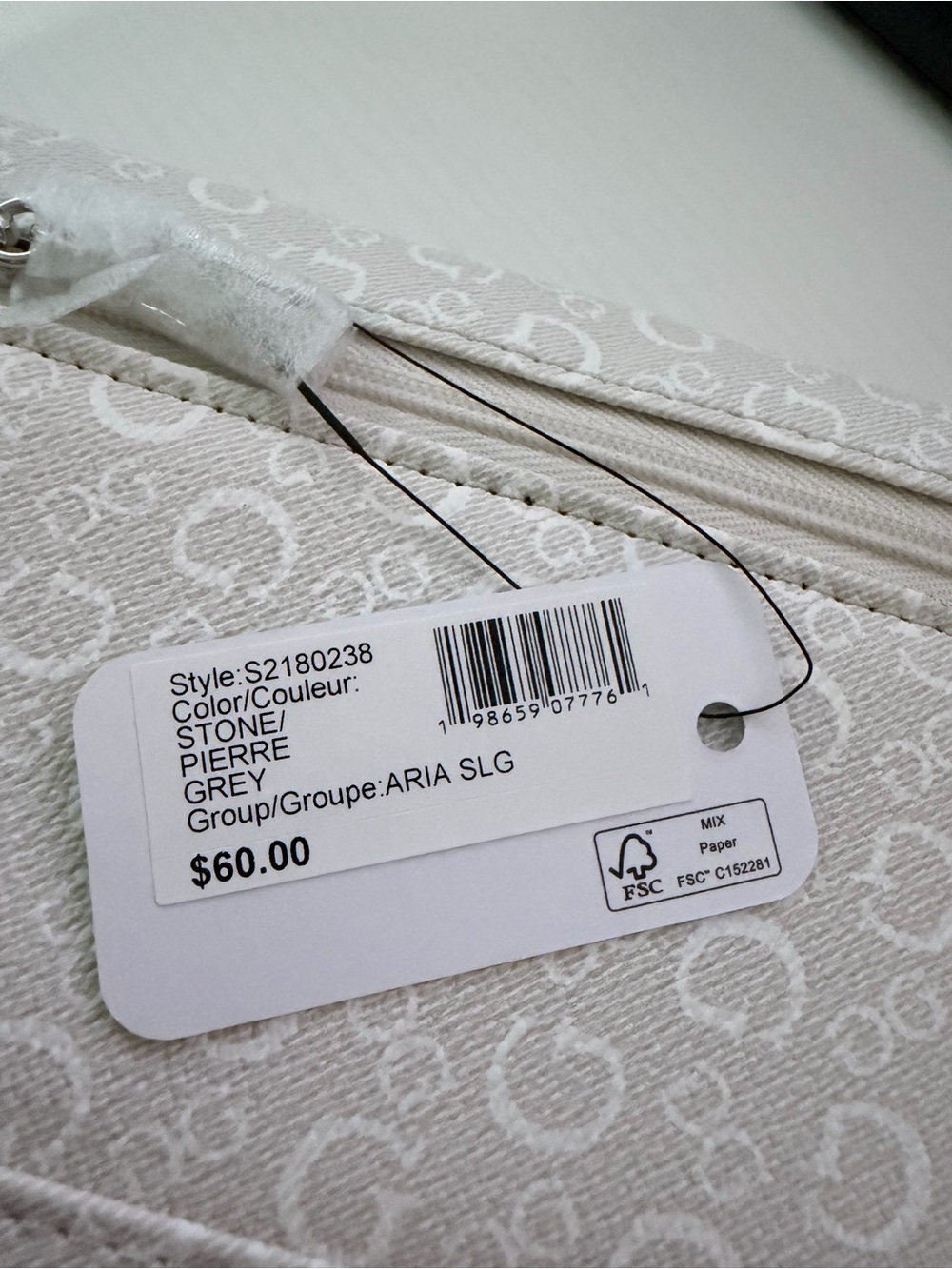 GUESS Women's Cream Logo Crossbody Bag - Picture 2 of 9